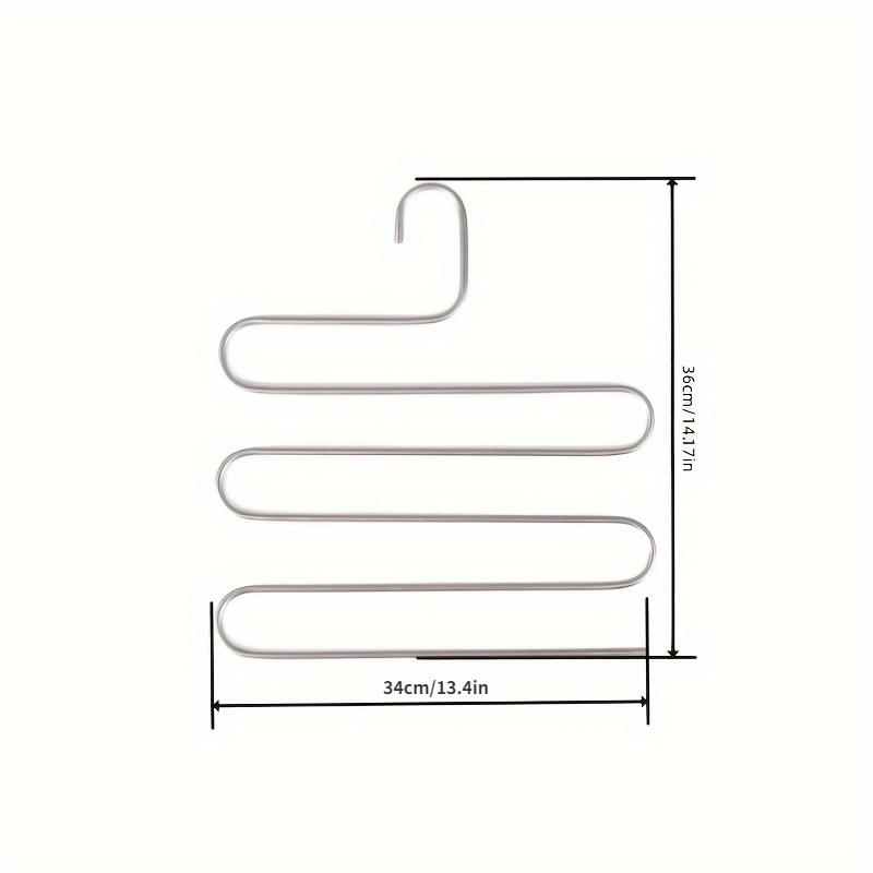 Многофункциональная стойка для хранения брюк 5 в 1, регулируемая полка для хранения брюк и галстуков, органайзер для шкафа, вешалка для одежды из нержавеющей стали