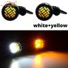 2PCS 23mm 4014 Car Auto 12Led Eagle Eye Turn Signal DayTime Running Light Spot Lamp Backup Motor Parking DayLamp DRL Waterproof