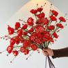 Розовый Цветок Бабочка Искусственные Шелковые Цветы Свадебная Вечеринка Декор Из Искусственных Цветов Украшение Обеденного Стола Домашняя Эстетика Искусство