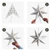 Party Decor 45cm Stars Lampshade Hollow Out Paper Light Cover Large Creative 3D Star Paper Lantern Wedding
