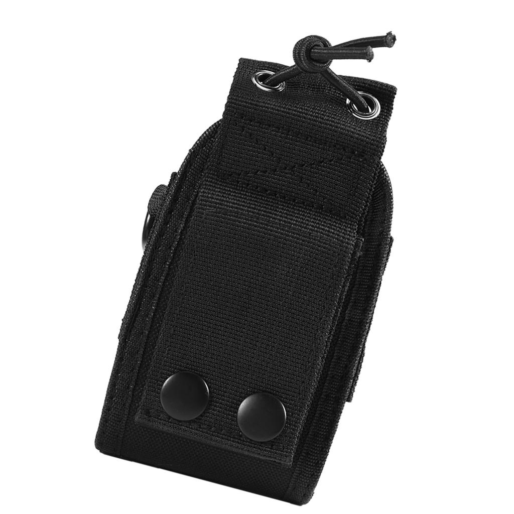 Black MSC 20A Nylon, Bag with Strap for ecouteur Pouch Case uv98 HYT Two Way Radio