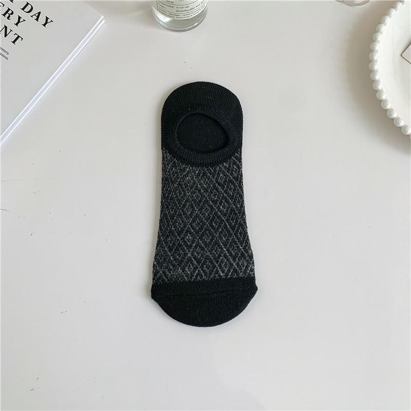 1/5pairs Women's Summer Shallow Invisible Boat Socks Sweat-absorbent Breathable Low-top Socks