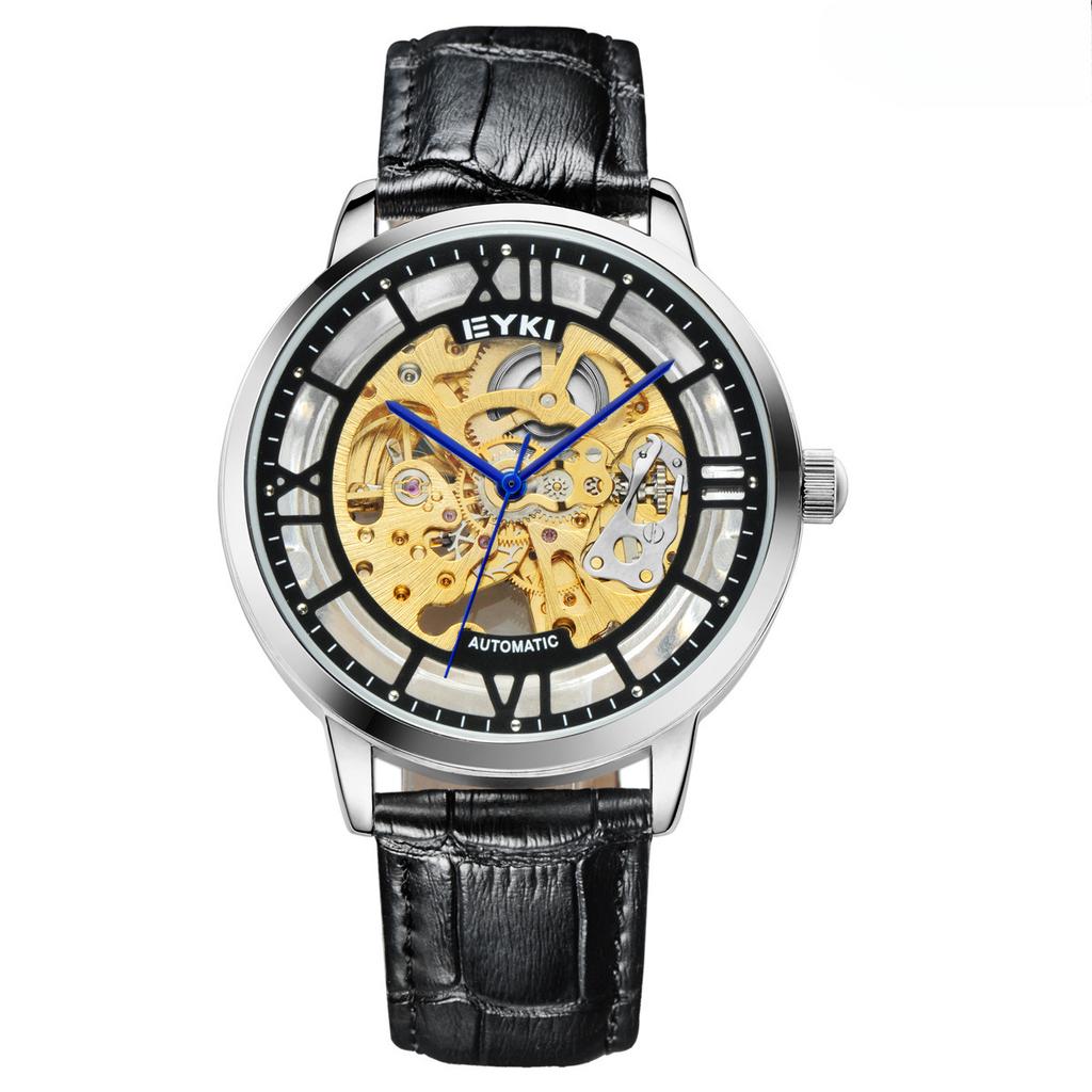 Fully Automatic Mechanical Men's Watch Hollow Concept Trendy Men's Waterproof Business Watch Men's Belt