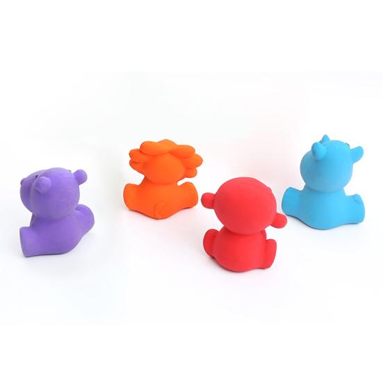 Жевательная игрушка для собак, устойчивая к укусам, мягкая чистка зубов, встроенный звуковой сигнал, мультяшная форма животного, уход за полостью рта