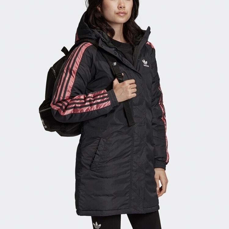 (WMNS) adidas Originals Down Jacket 'Black Red' Women's FL0044