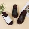 Slippers for Women's Summer  New Outgoing Wear Slope Heel Fish Mouth Slippers Retro Fashion Slope Heel Cool Slippers