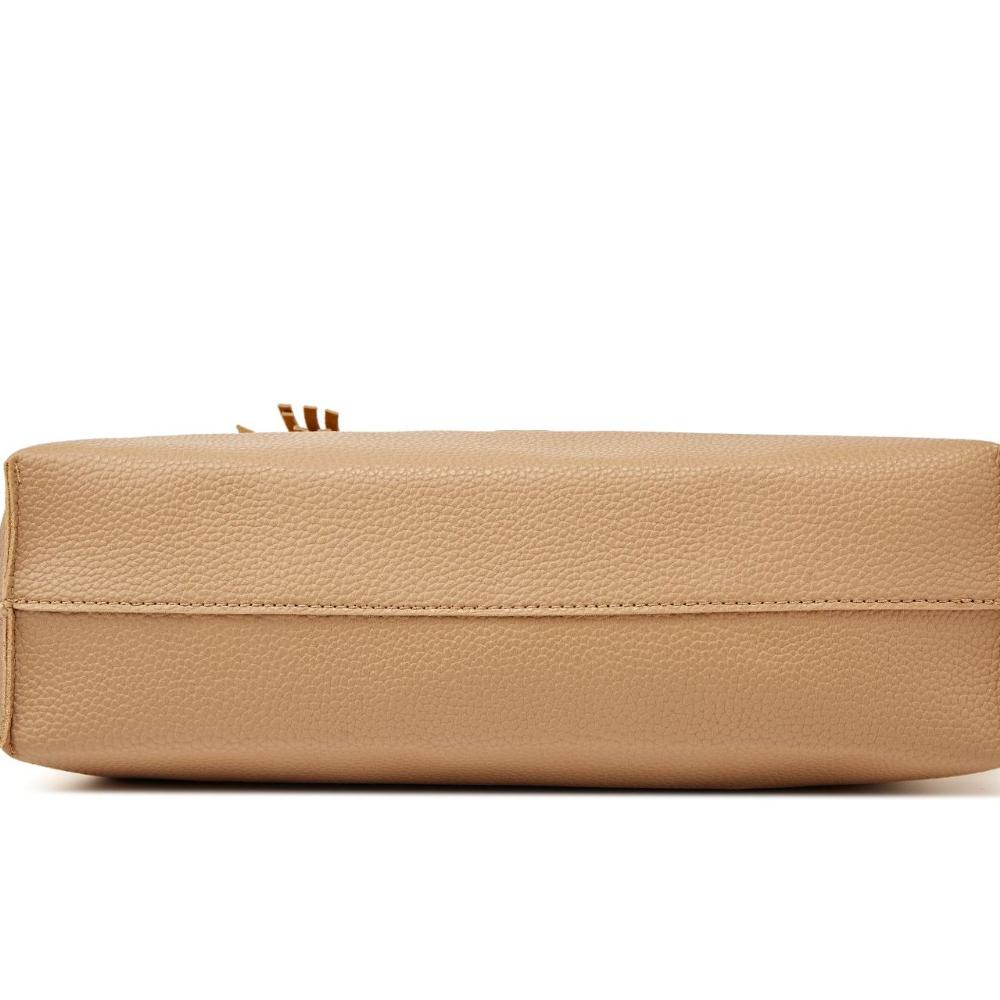 Женская сумка через плечо Европейская и американская сумка через плечо с кисточками Портативная сумка-тоут большой емкости Сумка для покупок