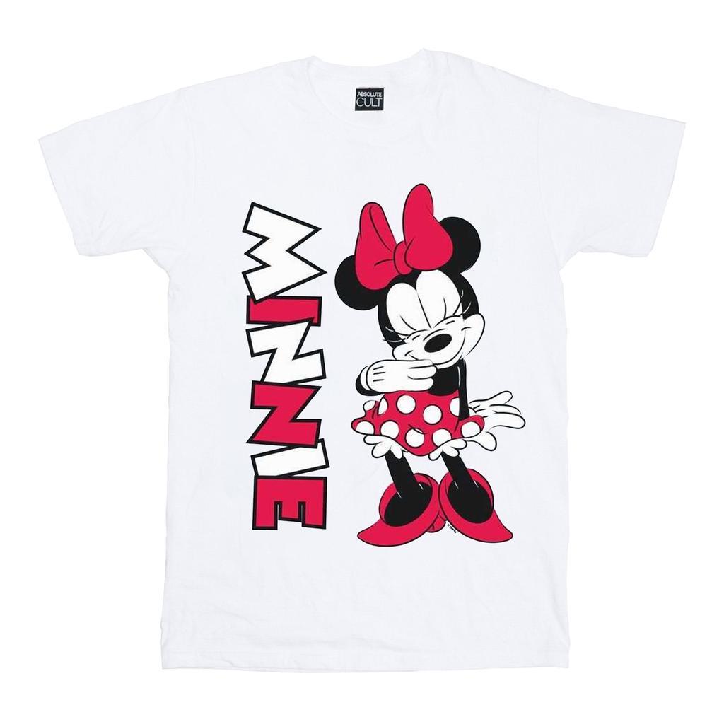 Disney Mens Minnie Mouse Giggling T-Shirt