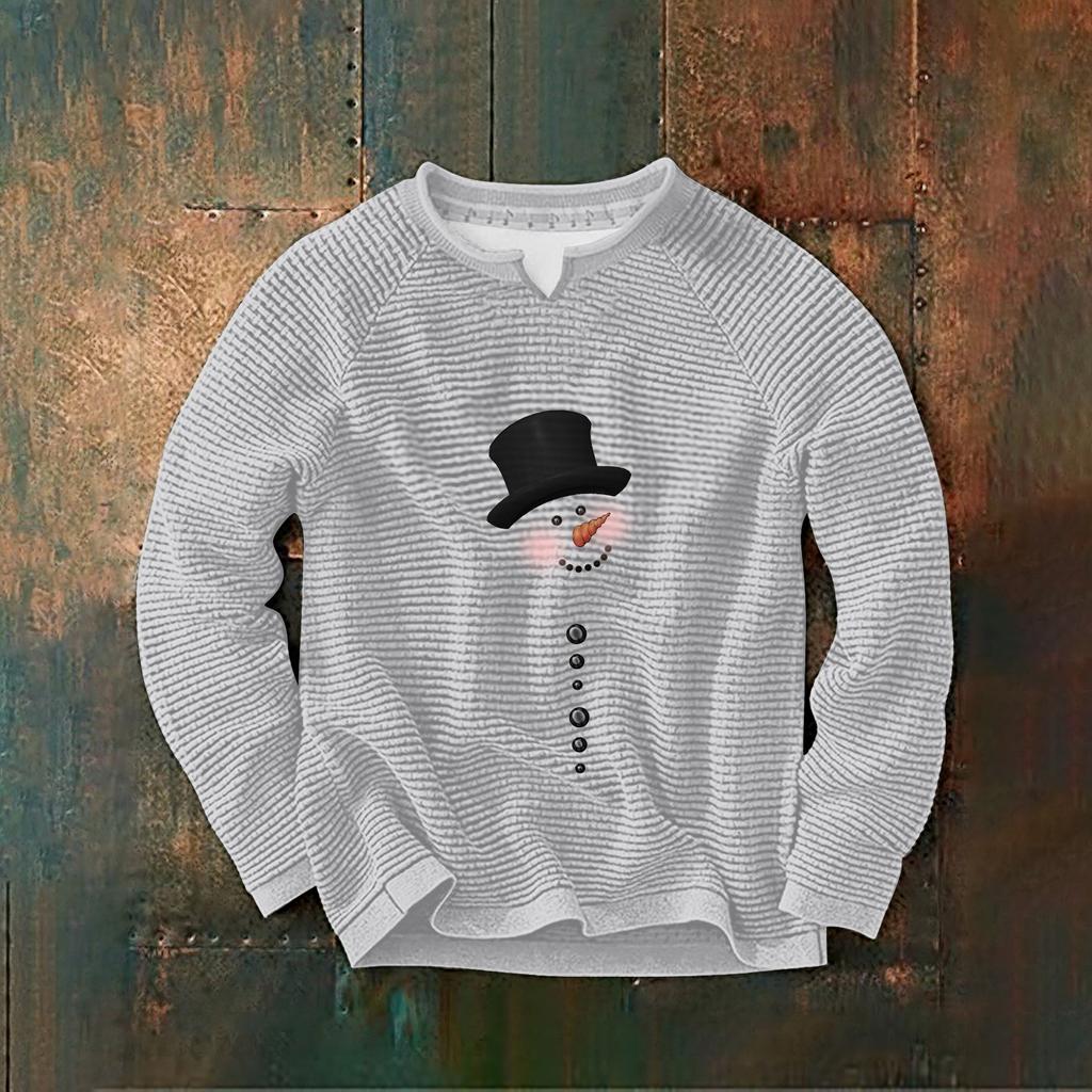 Мужская толстовка с капюшоном свободного кроя с принтом кукурузного зерна и круглым вырезом