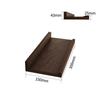 12x30cm Solid Wood Wall Rack for Living Room Bedroom Straight Line Partition Organizer Background Decorative Storage Shelf