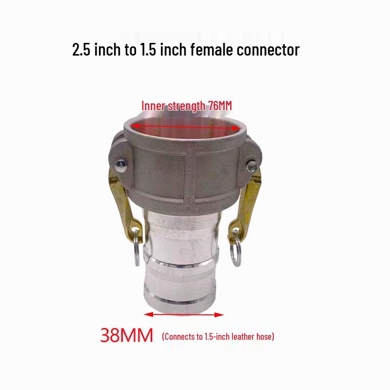Aluminum Alloy Type C Male & Female Quick Coupler Hose Fittings with Reducing Lever