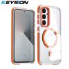 KEYSION HD Прозрачный Магнитный Чехол для MagSafe для Samsung A56 5G A36 A26 5G Прозрачная Ударопрочная Крышка для Телефона для Galaxy A16 4G 5G