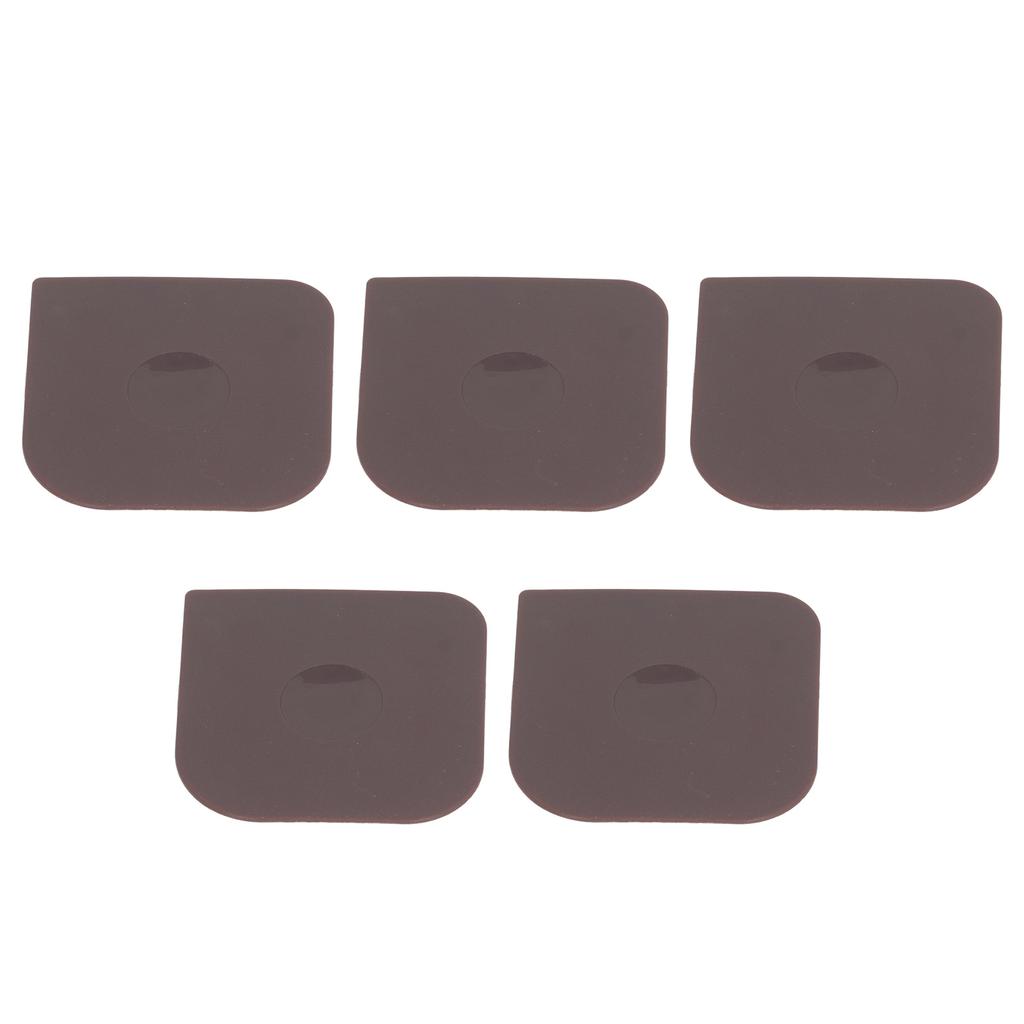 5 Pack Pan Scrapers Dish Scraper Tool Cast Iron Cleaner Scraper Non Scratch Pot Scraper for Cleaning Grease Dough Making