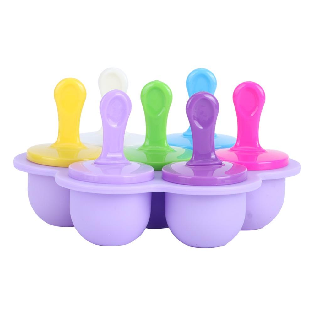 Reusable Silicone Popsicle Molds Non Stick Ice Cream Making Mold DIY Mold Homemade Food