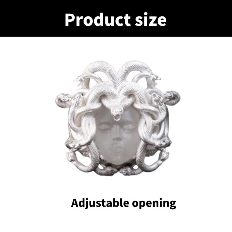 Ancient Coin Open Ring Adjustable Opening Finger Ring Symbolizing Power and Mystery Jewelry for Fashion Enthusiasts