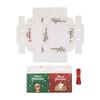 WTEMPO Christmas Gift Packaging Boxes Christmas Drawer Style Paper Boxes Festive Events Souvenir Gift Boxes Creative Printed DIY Ribbon Bow Boxes