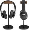Наушники GEVO Natural Premium Black Walnut Aluminum Headphone Elegant Headphones Easy to Wide Compatible Stand, Wood, + Alloy, Stand, Hanger,