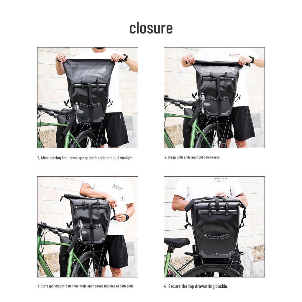 Задний багажник для горного велосипеда и сумка на седло - Велосипедный рюкзак и аксессуары из ТПУ