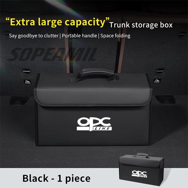 AAAYR1 Car Storage Box Large Capacity Foldable Stowing Tidying Bag For Opel OPC Line INSIGNIA Astra Corsa Delica Grandland GTC Zafira