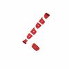 For Buick Envision 2021-2024 Red Alloy Center Console Gear Shift Sticker Trim