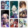 Чехол для телефона Game Genshin Impact для Samsung Galaxy S22 S21 S20 FE Ultra 5G S10 S10E S9 S8 Plus Note 10 20, прозрачный силиконовый чехол