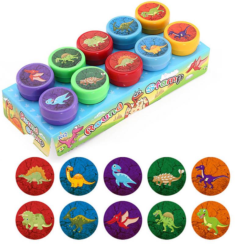 10 шт., самочернила, резиновые штампы, сделай сам, скрапбук, детские штампы, мультяшные резиновые штампы, товары для мероприятий, подарок на день рождения, игрушки, подарок для мальчиков и девочек