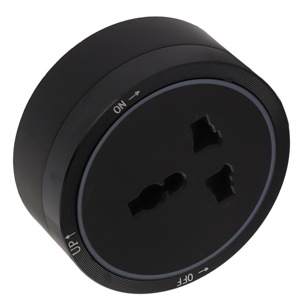 Electrical Outlet Track Socket Black Horizontal Removable Electrical Wall Extension Outlets Adapter