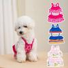Comfortable Fashion Pet Swimsuit Breathable Soft Pet Princess Dresses Thin Design Cat Suspender Skirt for Puppy Kittens