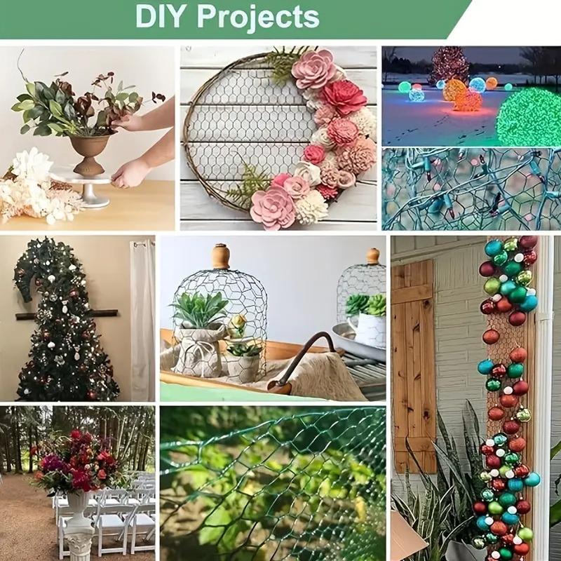 1 рулон железной проволочной сетки для курятника, подарок для любителей растений, сетка для цветочных композиций, многоцелевая, доступно несколько размеров