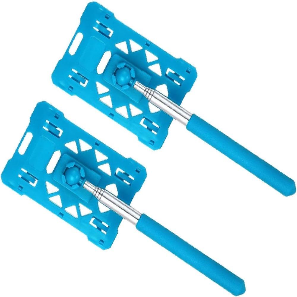 Stainless Steel Rod Telescopic Card Holder 20-65cm Length ID Badge Reacher Garage Gate