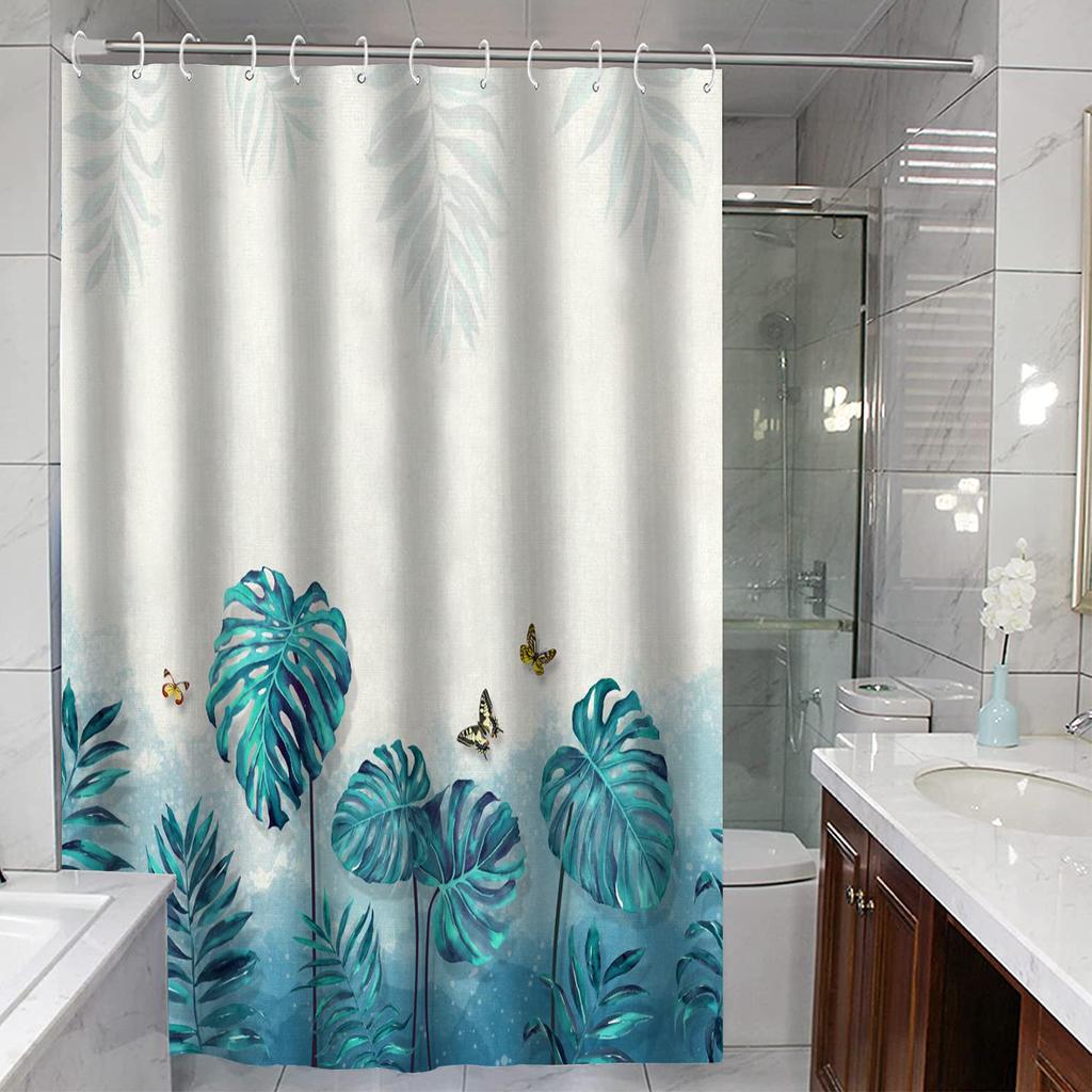 JINRUN утолщенная водонепроницаемая занавеска для ванной комнаты, устойчивая к плесени, занавеска для душа, занавеска для душевой перегородки, занавеска для душа, занавеска для ванной комнаты, бесплатная перфорация