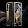Для Samsung Z Fold 7 6 5 4 3 Натуральная Кожа Магнитный Шарнир Полностью Защитный Чехол-Держатель для Телефона Подставка Складной 6 Ударопрочный Чехол