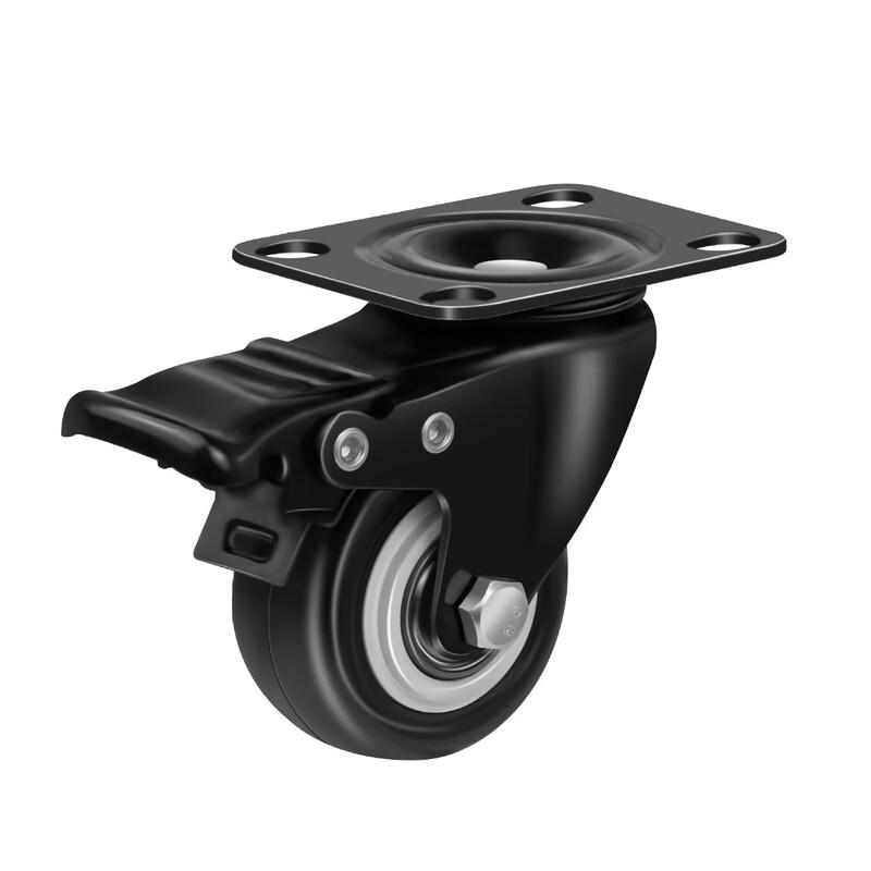 Xieyu 1.5-inch Swivel Caster Wheel with Brake