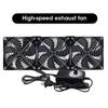 120mm USB Powered PC Router Fans With Speed Controller High Airflow Cooling Fan For Router Modem Receiver, Farm Cooling Fan