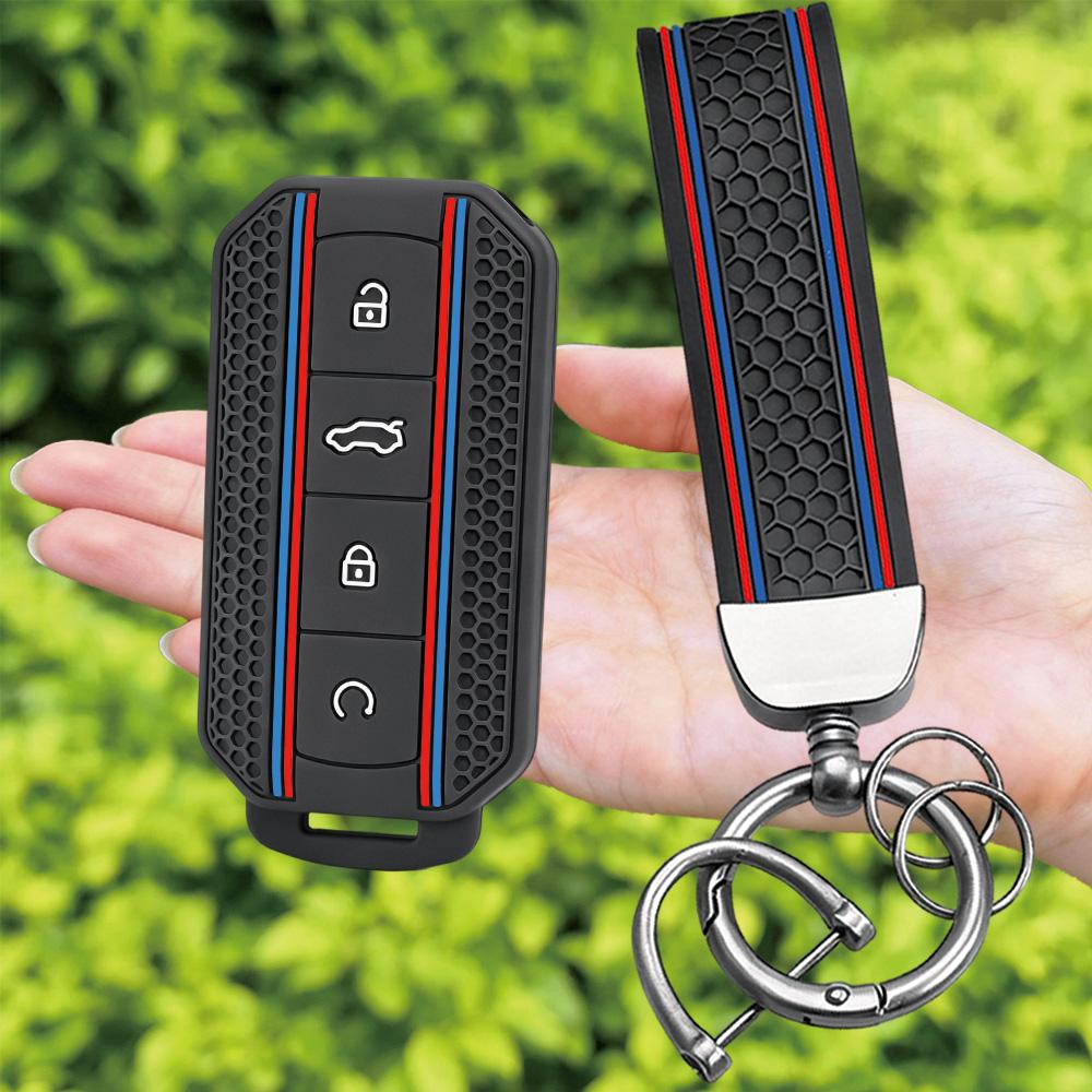Auto Protection Key Shell Bag for Chery Jaecoo J5 J7 2025 2026 Silicone Car Key Case Cover Keychain Housing Holder Accessories