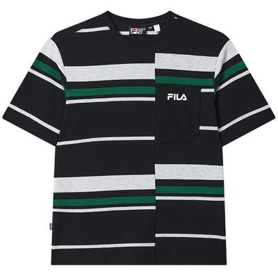 Fila Мужская полосатая футболка с коротким рукавом, издание Jackson Yee