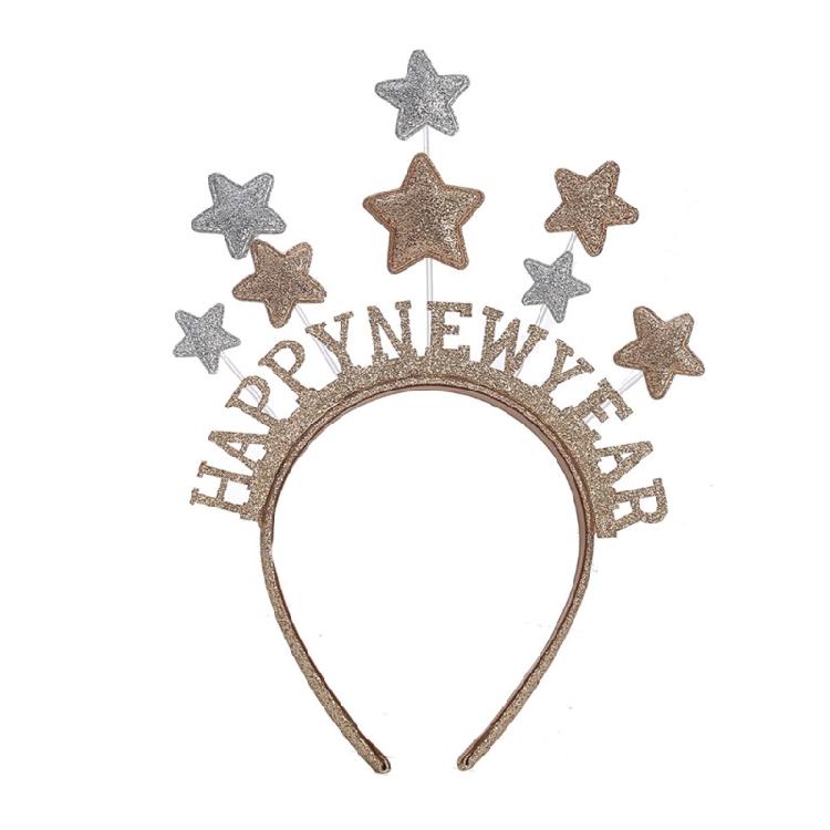 Модная Звездная Повязка на Голову Украшение для Волос Для Вечеринок Свадеб и Сценических Выступлений Легкая и Простая в Использовании
