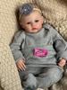 49 см тканевое тело Reborn Baby Кукла для малышей Луг Ручная работа 3D Окрашенные видимые вены Кукла для новорожденного Уже готовая Реалистичная кукла Игрушки для детей Подарок