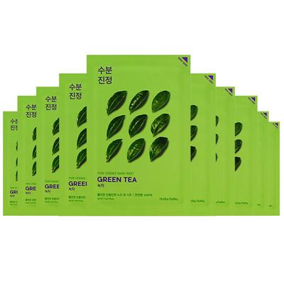 Pure Essence Mask Sheet Green Tea 10ea +RANDOM GIFT