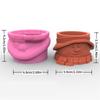 Snowman Doll Pen Holder  Silicone Molds Table Ornament Mould Plaster Making Tool Succulent Planter Mold Easy To Clean