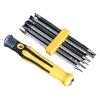 12-in-1 Multi-Function Screwdriver Set: 7-Piece Household Tool with Cross and Plum Heads.
