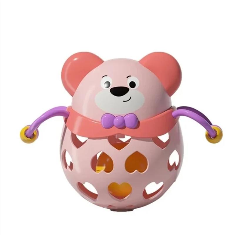 Baby Rattles Toy Cute Animal Hand Bell Grasping Ball Sensory Early Educational Toys For Infant