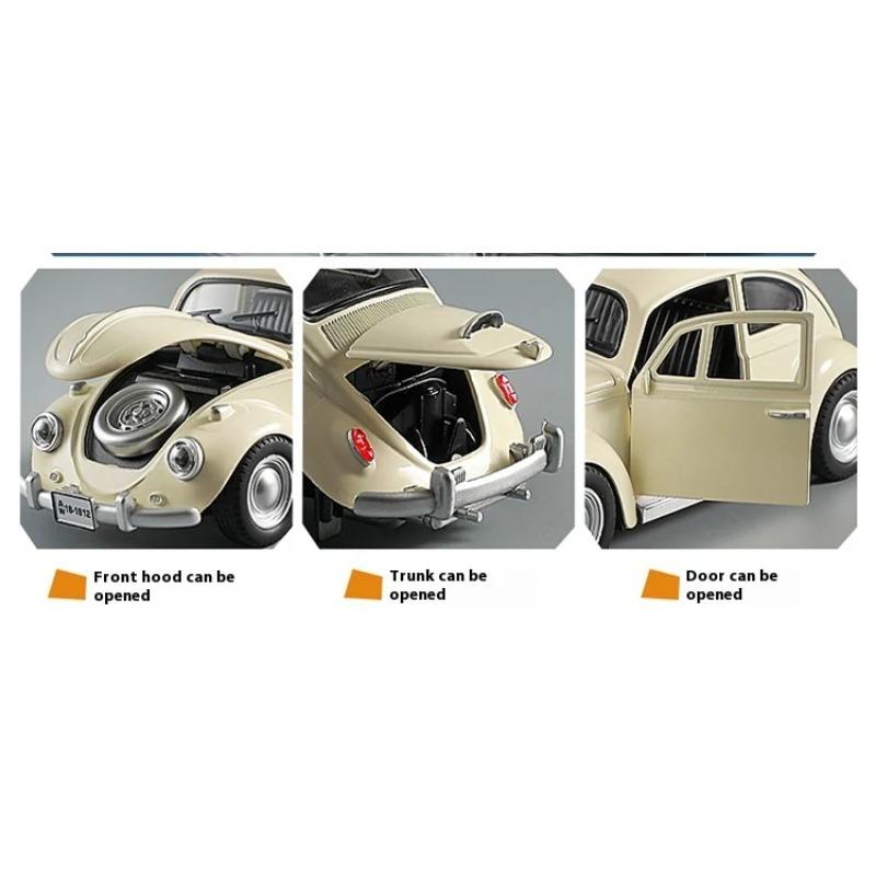 Масштаб 1/18 Beetle 1955 литой под давлением классическая модель серии Sound and Light подарок на день рождения