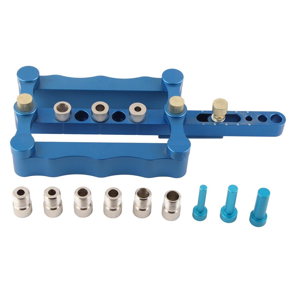 Woodworking Positioner Wood Dowel Hole Drilling Guide for 17?60mm / 0.7?2.4in Wooden Board