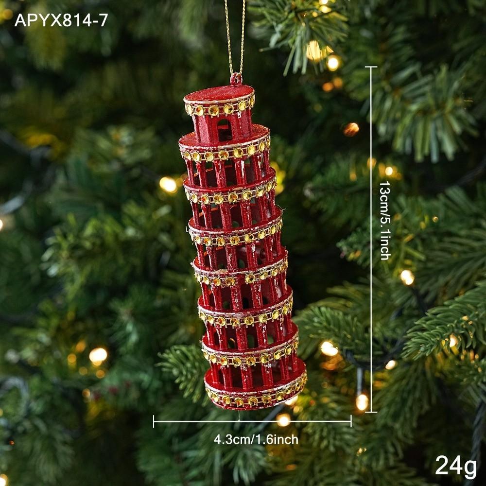 Elk Dog Camera House High Heel Christmas Tree Ornament Holiday Hanging Charm Christmas Tree Decor