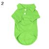 Puppy Solid Color Buttoned Polo Shirt Pet Clothes T-Shirt