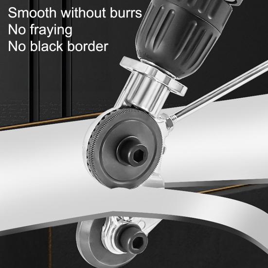 1/2 Наборы Инструмент для резки листового металла, высечной инструмент для дрели, DIY Проект, Ремонт дома, Прочный Резак по листовому железу, стали, меди, алюминия, Насадка на электрическую дрель