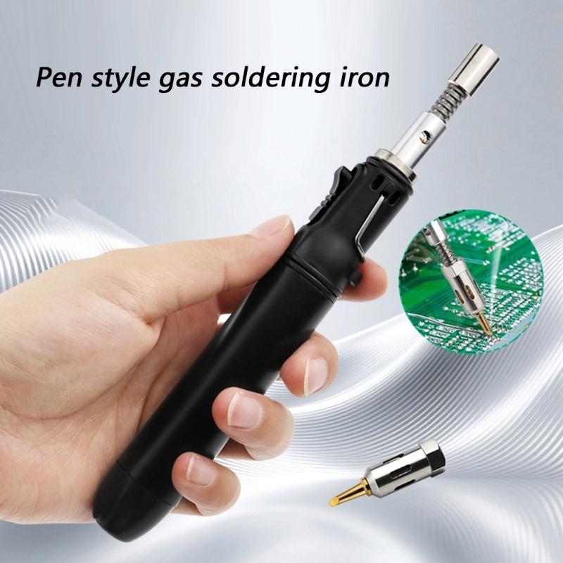 Мини газовый паяльник для ремонта печатных плат и DIY-проектов, быстро нагревается до 450°C