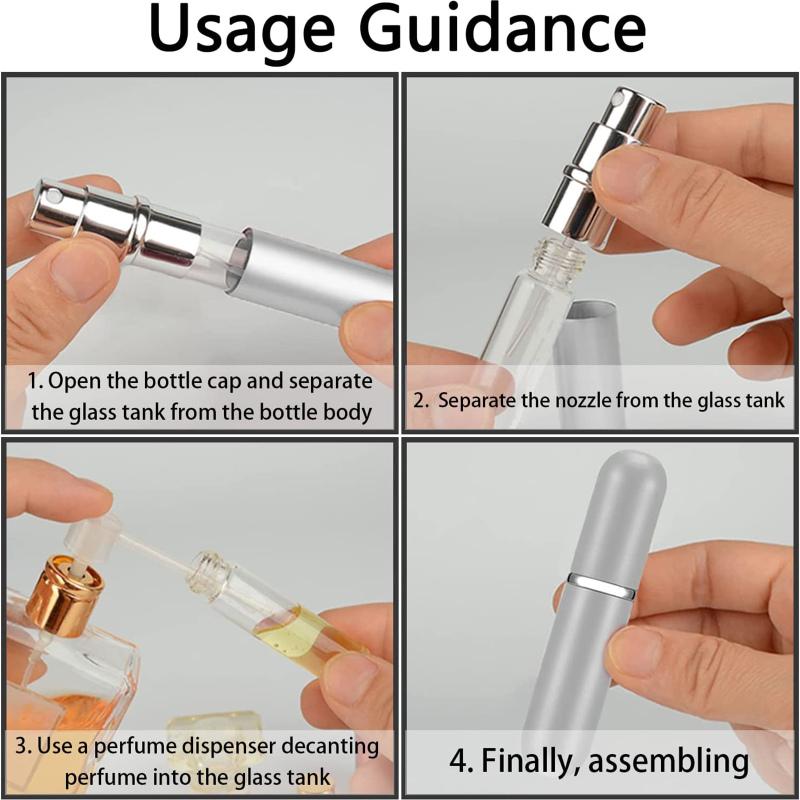 6 мл дозатор духов алюминиевый портативный многоразовый распылитель многоразовый распылитель духов для путешествий