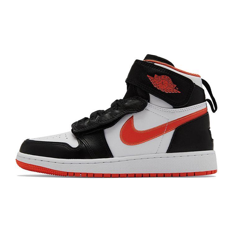 Детские кроссовки Air Jordan 1 High FlyEase GS Turf Orange Black White CT4897-008
